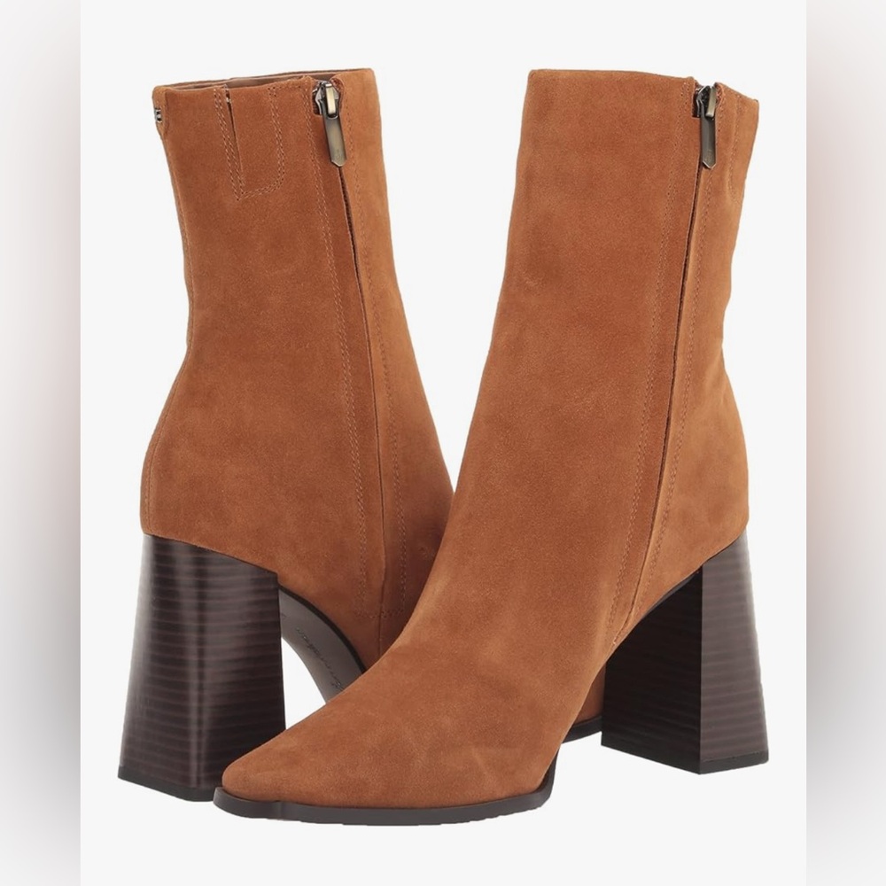 New Sam Edelman Women's Ivette Fashion Boot Toasted Chestnut Size 7 - Picture 1 of 7
